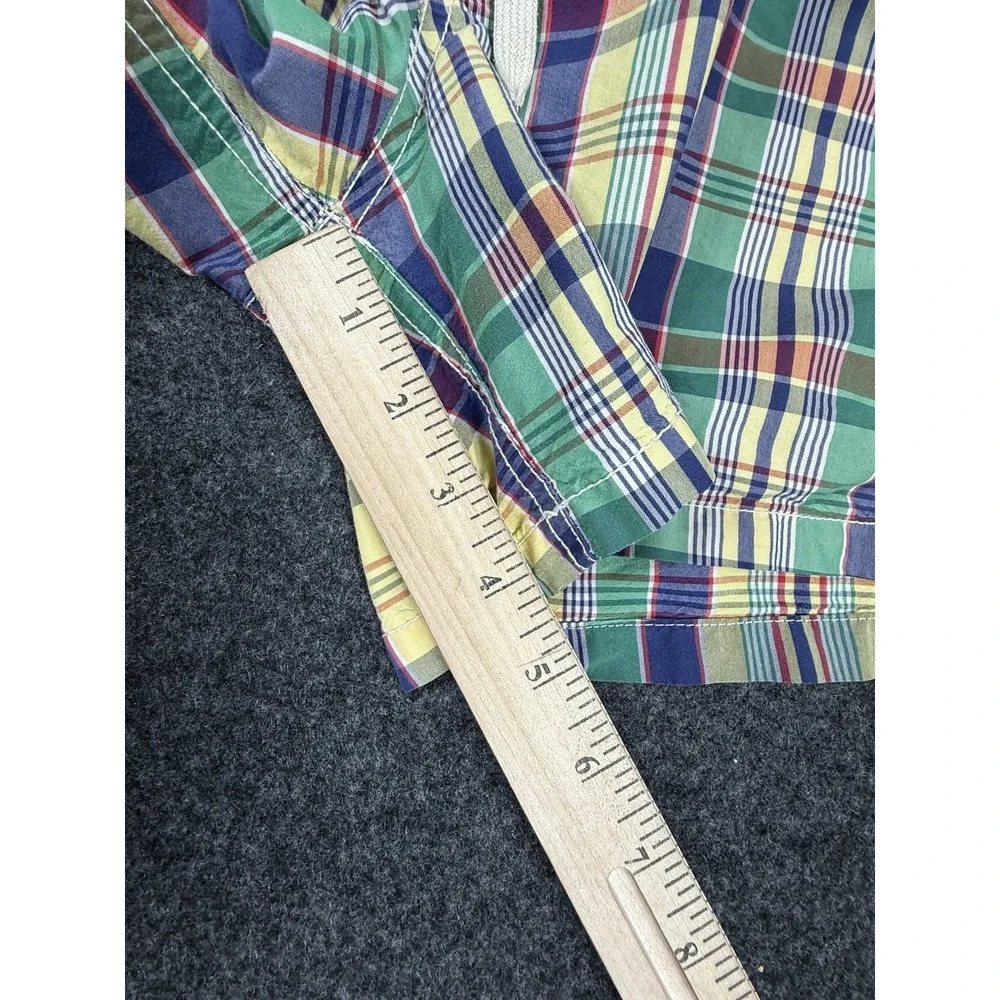 Polo‎ Ralph Lauren Plaid Swim Trunks Board Shorts Men Size Large Lined 4